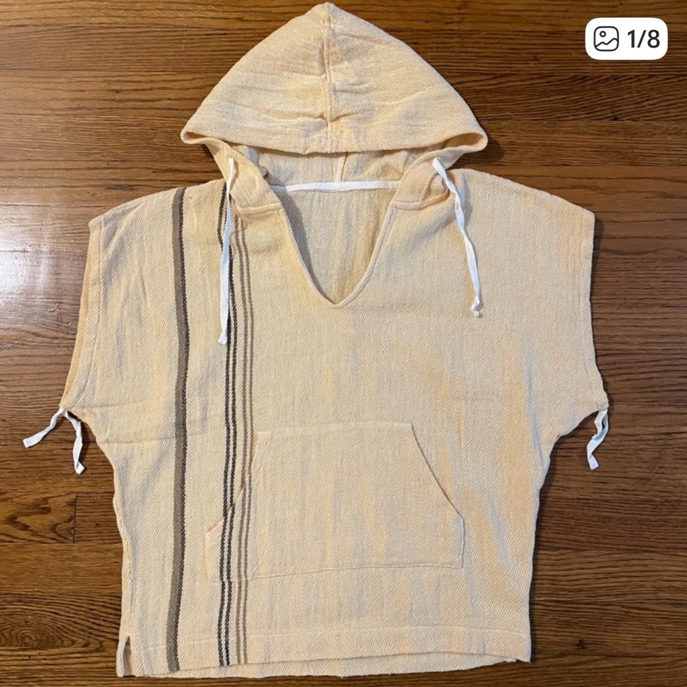 Hooded Beach Poncho Coverup
